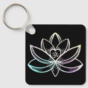 Porte-clés Lotus Pastel