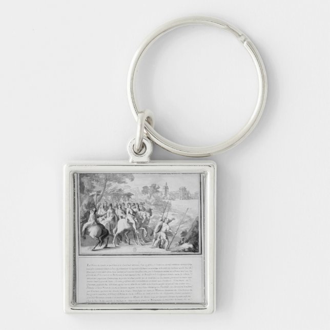 Porte-clés Louis II de Bourbon Prince de Conde avec (Devant)