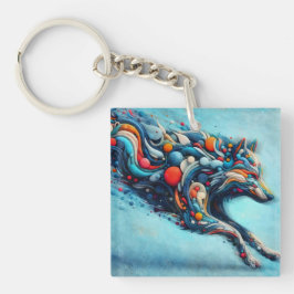 Porte-clés Loup