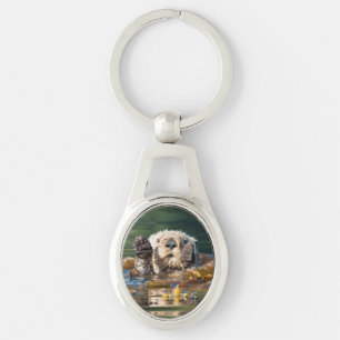 Porte-clés Loup de mer agité