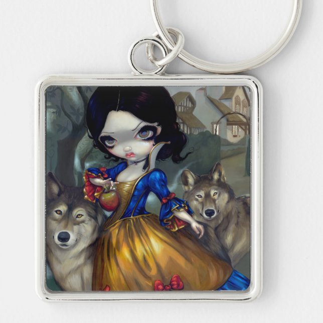 Porte-clés "Loup-Garou : Porte - clé de Blanche Neige" (Devant)