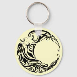 Porte-clés Loup tribal
