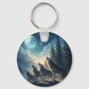 Porte-clés Loups