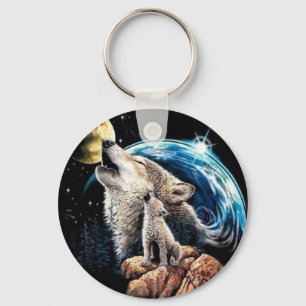 Porte-clés Loups