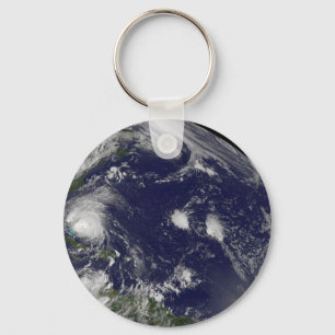 Porte-clés L'Ouragan Irene Traverse Les Bahamas.