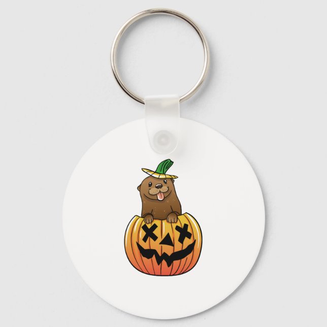 Porte-clés Loutre Halloween  (Recto)
