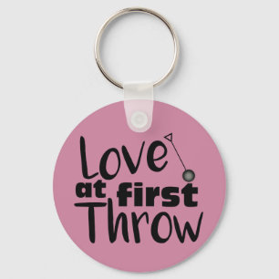 Porte-clés Love at First Throw, Hammer Throw Keychain