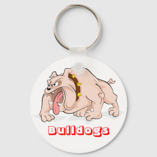Porte-clés Love Bulldogs Cartoon Bulldog Puppy Dog Keychain