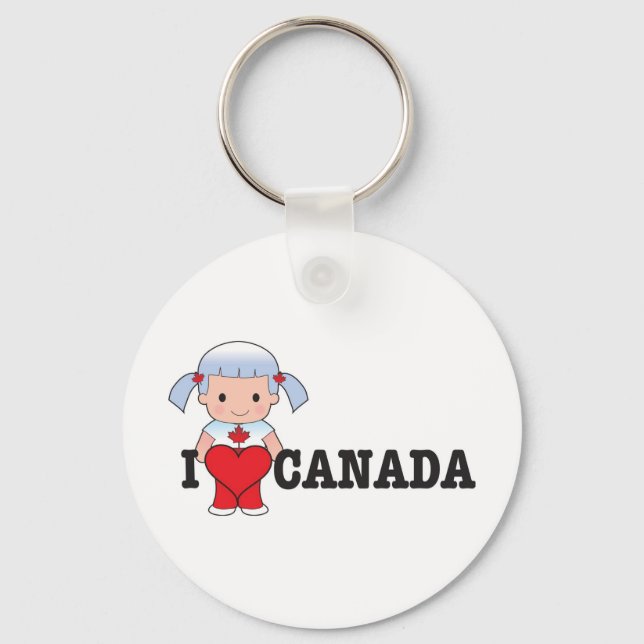 Porte-clés Love Canada (Recto)