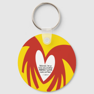 Porte-clés Love Casts Out Fear - porte - clé