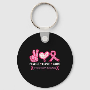 Porte-clés Love Cure Cancer du sein Sensibilisation Survivant