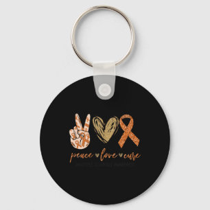 Porte-clés Love Cure Multiple Sclerosis Sensibilisation Suppo