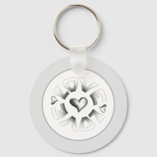 Porte-clés Love Grey