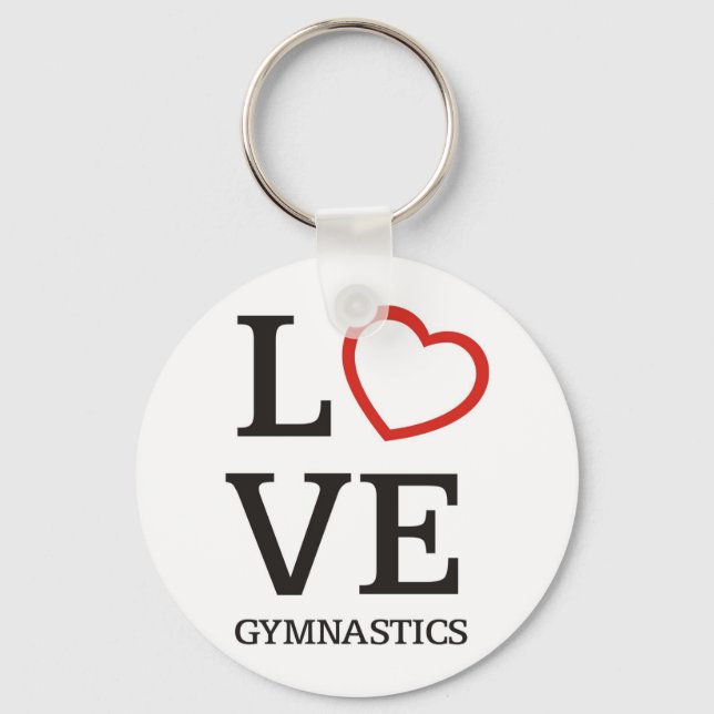 Porte-clés LOVE Gymnastique (Recto)
