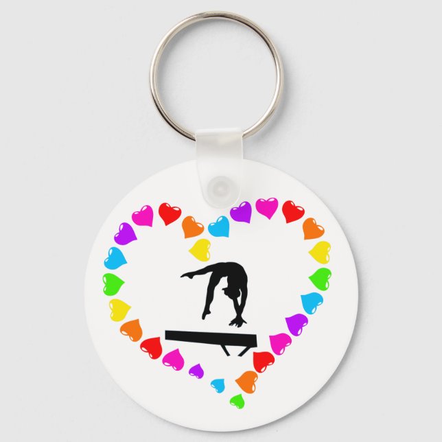 Porte-clés Love Gymnastique Porte - clé (Recto)