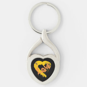 Porte-clés Love Heart Metal Porte - clé