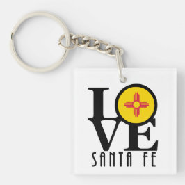 Porte-clés LOVE Père Noël Fe Nouveau-Mexique