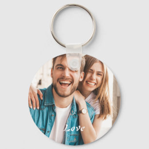 Porte-clés Love Photo Simple Keychain