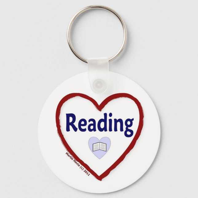 Porte-clés Love Reading (Recto)