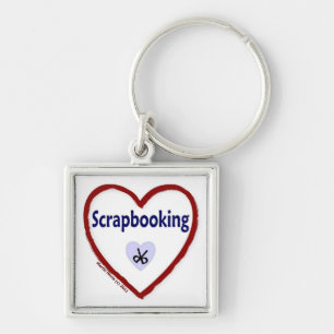Porte-clés Love Scrapbooking
