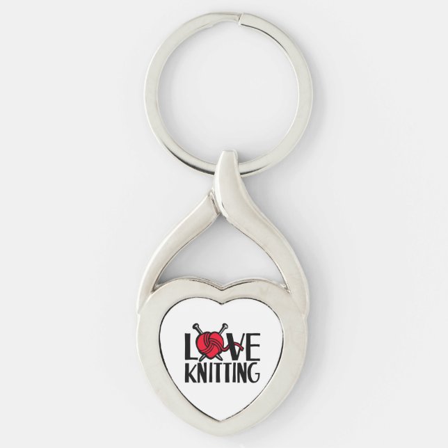 Porte-clés Love Tricot porte - clé (Devant)