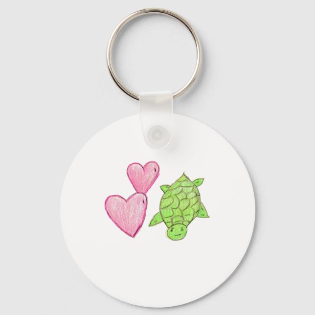 Porte-clés Love Turtle (Recto)