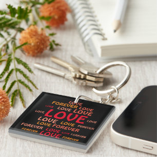 PORTE-CLÉS LOVE VALNTINE, CADEAU D'ANNIVERSAIRE, FEMME KEYC