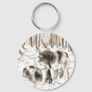 Porte-clés LOVERS Wolf Couple