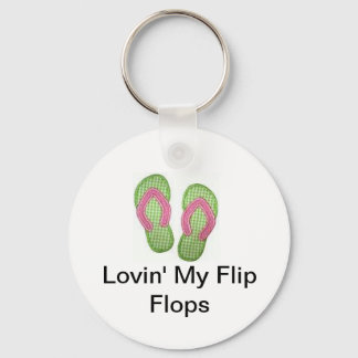 Porte-clés Lovin' My Flip Flops