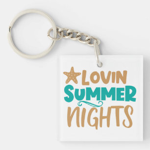 Porte-clés Lovin Summer Nights : Embrasser Soirées Chaudes Ma