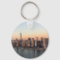 Lower Manhattan Sunset WTC Freedom Tower NYC