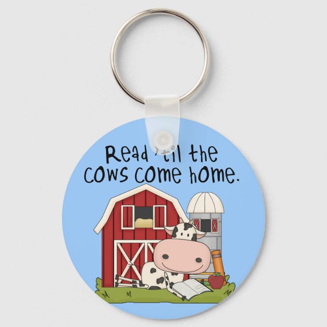 Porte-clés Lu 'jusqu'aux vaches venez à la maison (Recto)