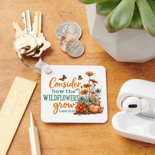 Porte-clés Luc 12:27 (Bureau)