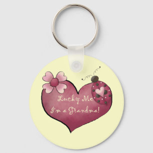 Porte-clés Lucky Me Je suis un grand-mère Tshirts et cadeaux