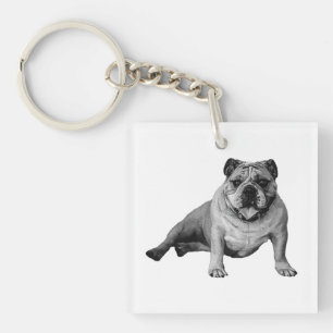 Porte-clés ludique Bulldog