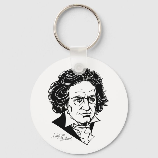 Porte-clés Ludwig van Beethoven (Recto)