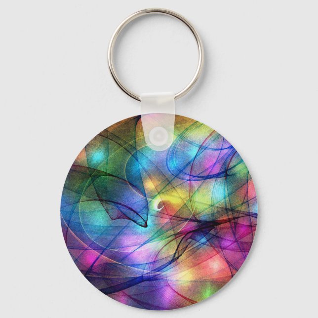 Porte-clés lumières arc-en-ciel (Recto)