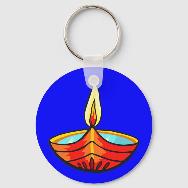 Porte-clés Lumières du festival de Diwali (Recto)