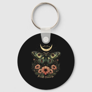 Porte-clés Luna céleste Moth Subtil Anti Trump