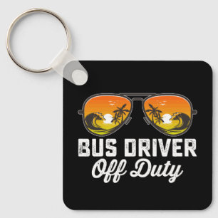 Porte-clés Lunettes de soleil de conducteur de bus hors servi