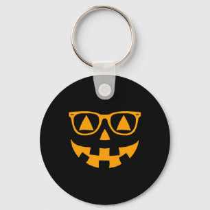 Porte-clés Lunettes de soleil Jack-o'-lantern Face Halloween 