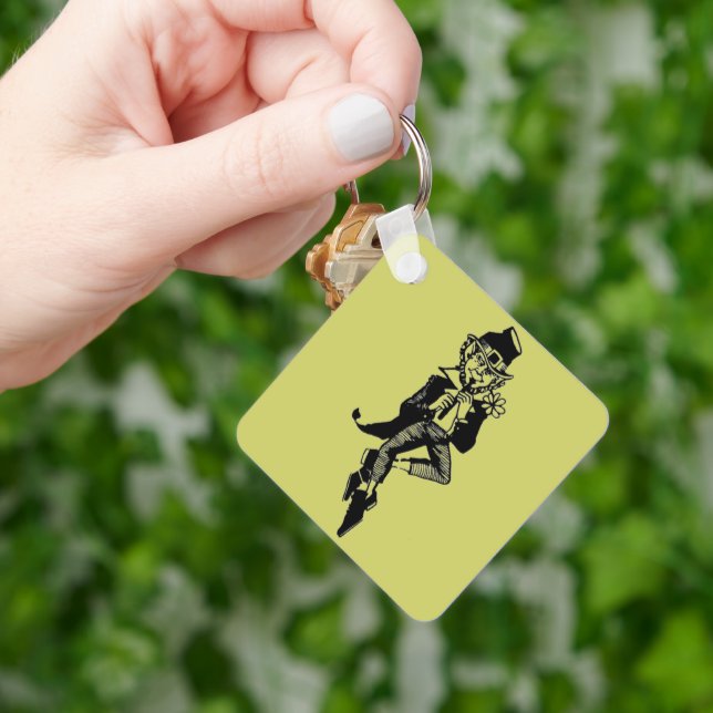 Porte-clés Lutin avec flûte (main)