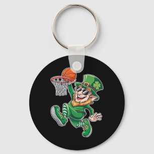 Porte-clés Lutin de basket-ball Saint-Patrick drôle de jeu