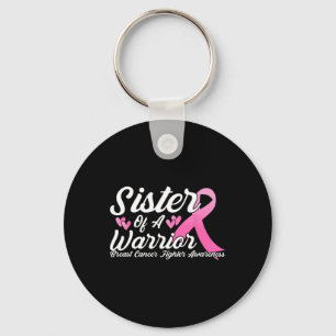 Porte-clés Lutte Contre Le Cancer Soeur D'Un Guerrier