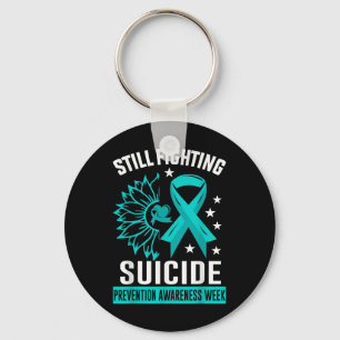 Porte-clés Lutte toujours Contre la Prévention Suicide Violet