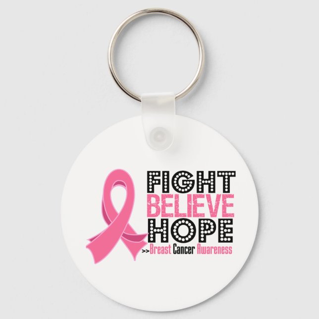 Porte-clés Lutter contre l'espoir - Cancer du sein (Recto)