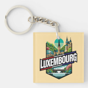 Porte-clés Luxembourg Europe