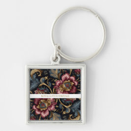 Porte-clés Luxury Indian Floral Keychain Vintage Royal