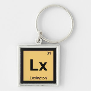 Porte-clés Lx - Tableau périodique de la chimie du Kentucky 