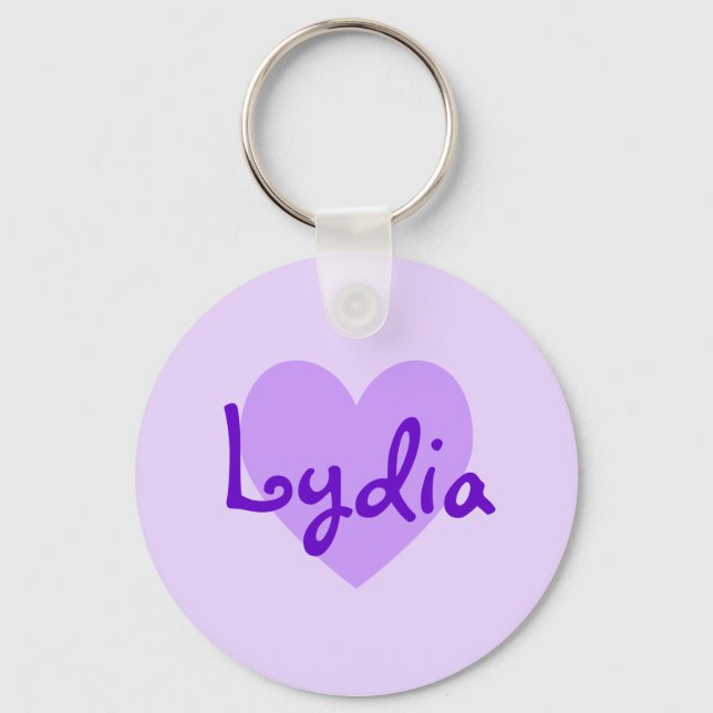 Porte-clés Lydia en violet (Recto)